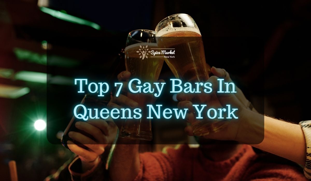 Top 7 Gay Bars In Queens New York - 3 people having a toast with bears in glasses